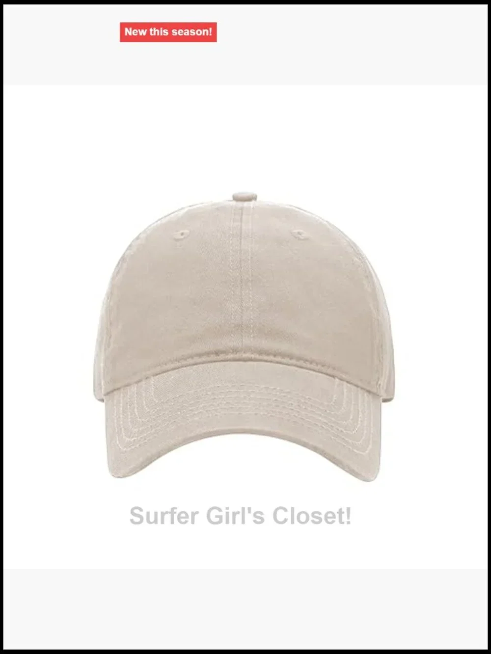 Vintage Washed Distressed Twill Adjustable Dad Hat Baseball Cap
